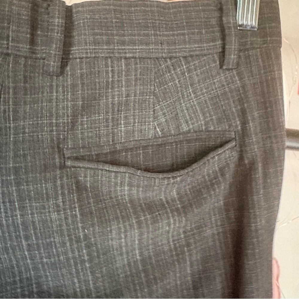 GAP Charcoal Gray Regular-Waist Wide-Leg Dress Pants - Picture 7 of 12
